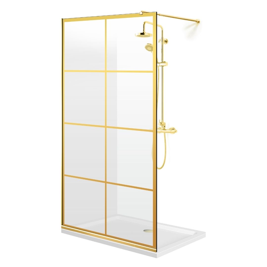 Paravan dus Walk-in, Perete dus Auriu, #Clara #Víztiszta
