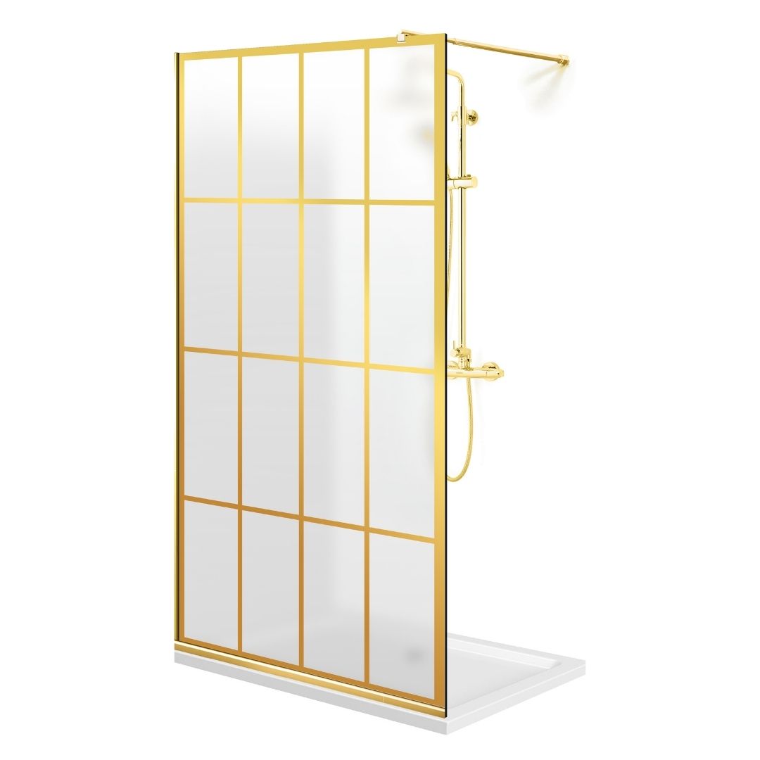 Paravan dus Walk-in, Perete dus Auriu, #Mat #Matt