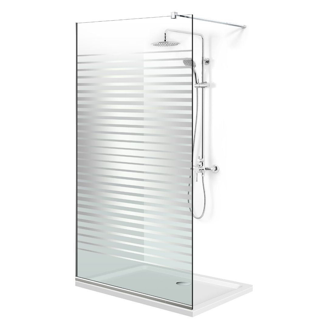 Paravan dus Walk-in, Perete dus Inox, #Clara #Víztiszta