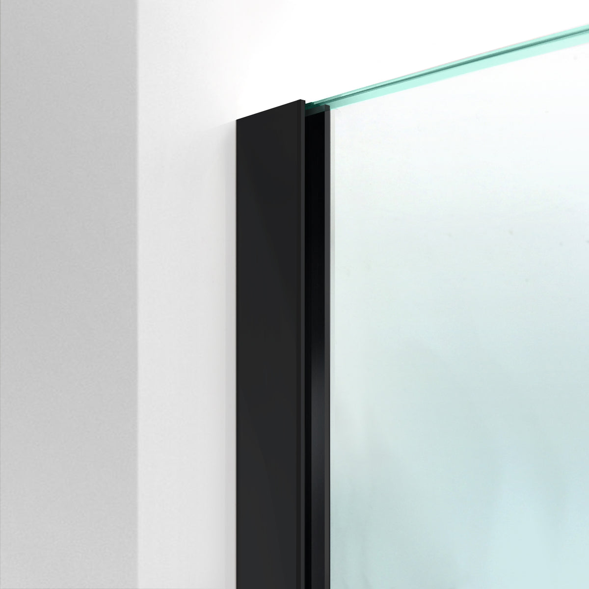 Shower Screens Walk-in, Black Shower Wall, #Clear
