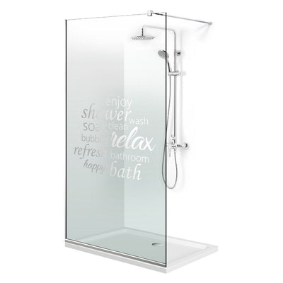 Paravan dus Walk-in, Perete dus  Inox, #Clara #Víztiszta