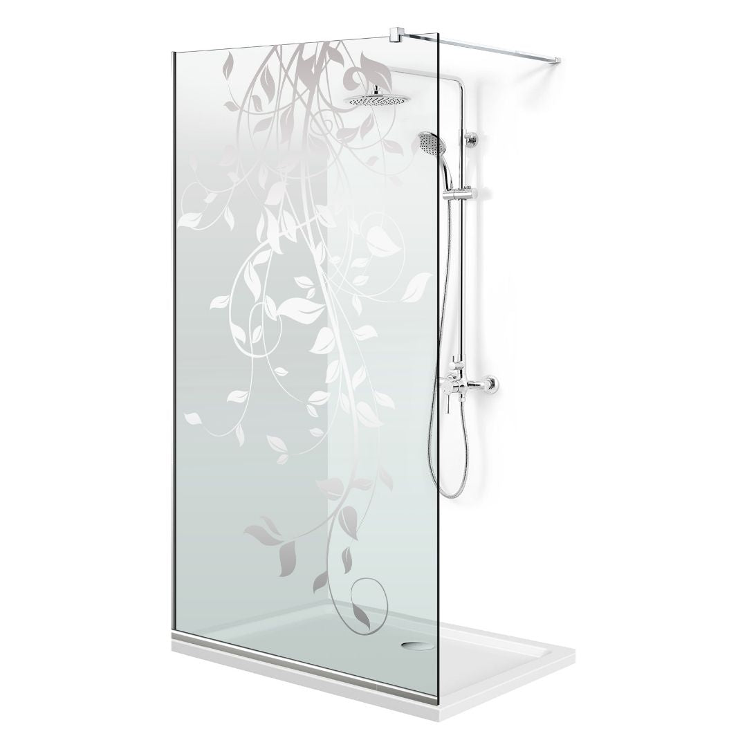 Paravan dus Walk-in, Perete dus  Inox, #Clara #Víztiszta