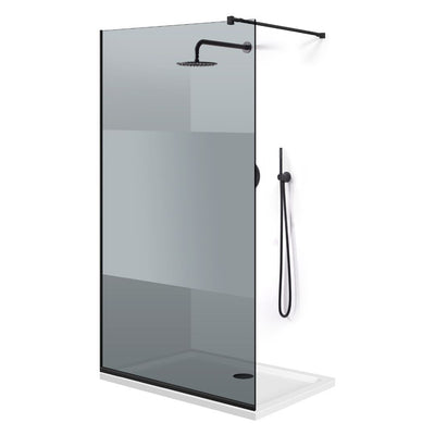 Paravan dus Walk-in, Perete dus  Negru, #Gri #Szürke