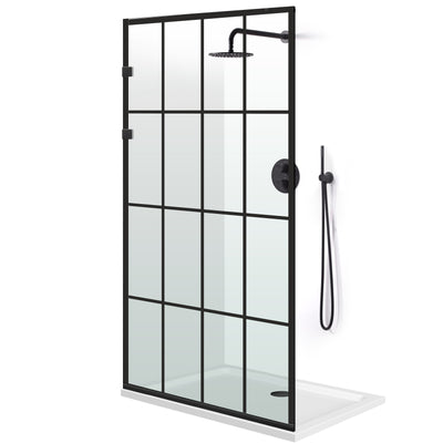 Paravan dus Walk-in, Perete dus Inox, #Clara #Víztiszta