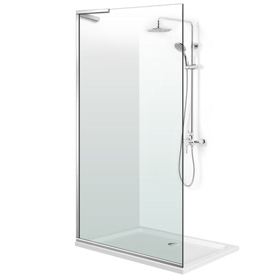 Paravan dus Walk-in, Perete dus Inox, #Clara #Víztiszta