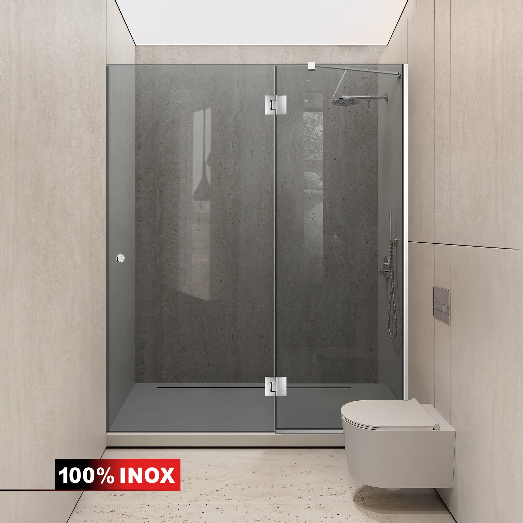 Usa dus inox #Gri