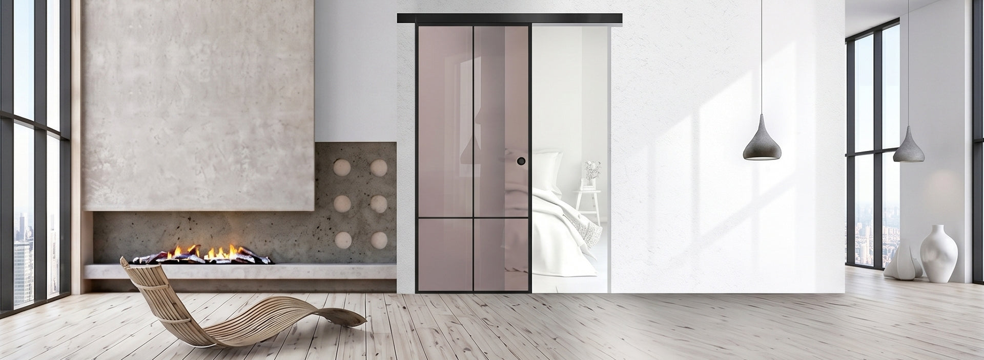 Glass door