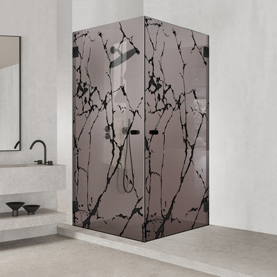Cabina dus cu usa batanta #Bronz