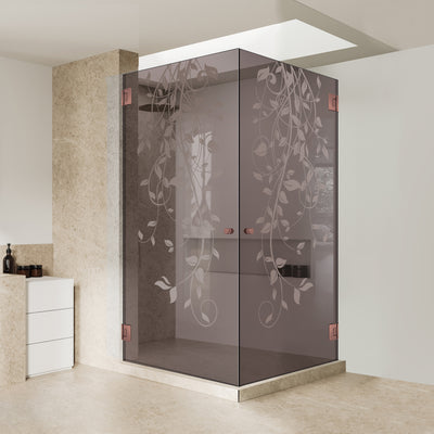 Cabina dus cu usa batanta #Bronz