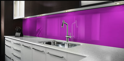 Sticla vopsita bucatarie placari  #PURPLEC
