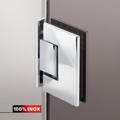 Shower enclosure with swing door #Bronze