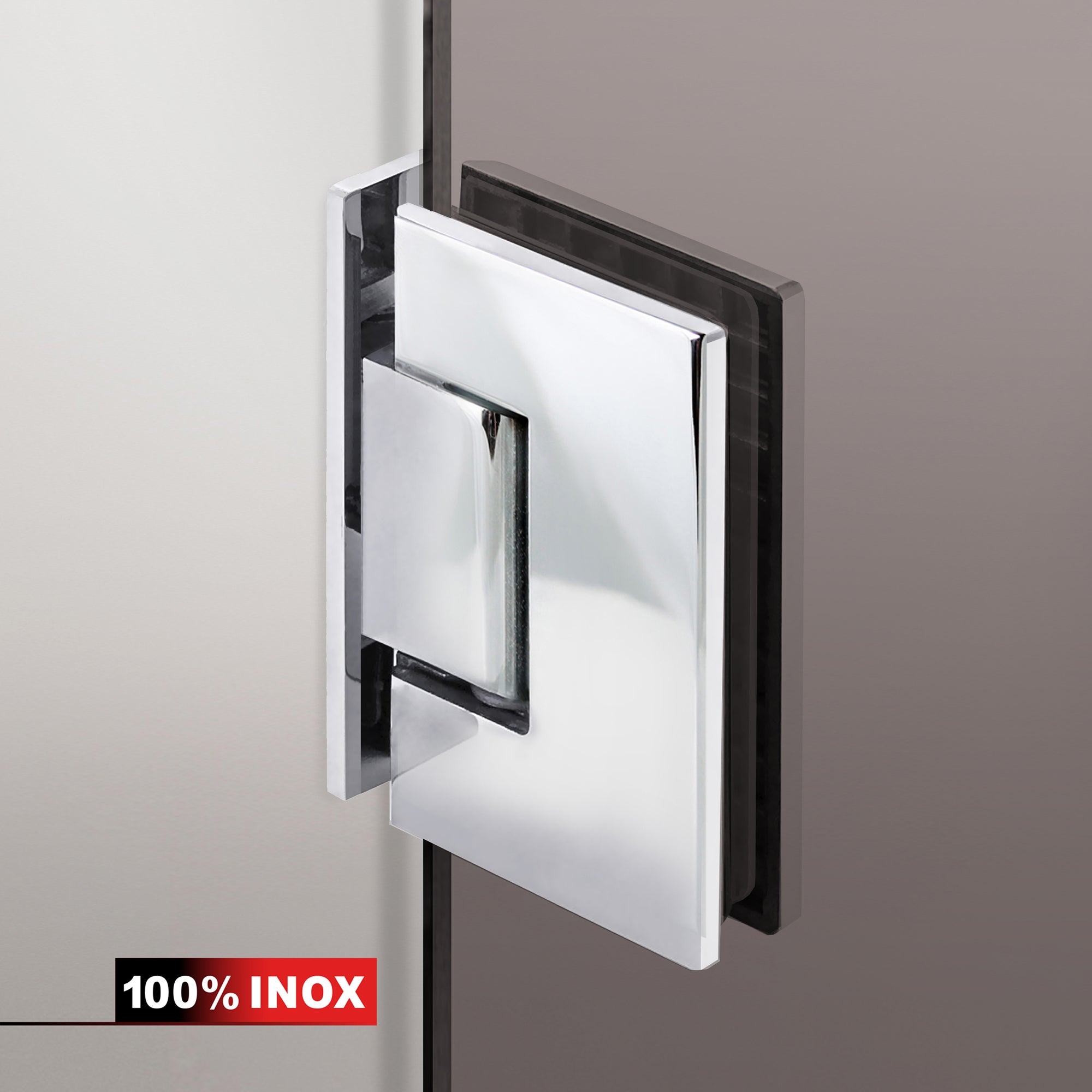 Shower enclosure with swing door #Bronze