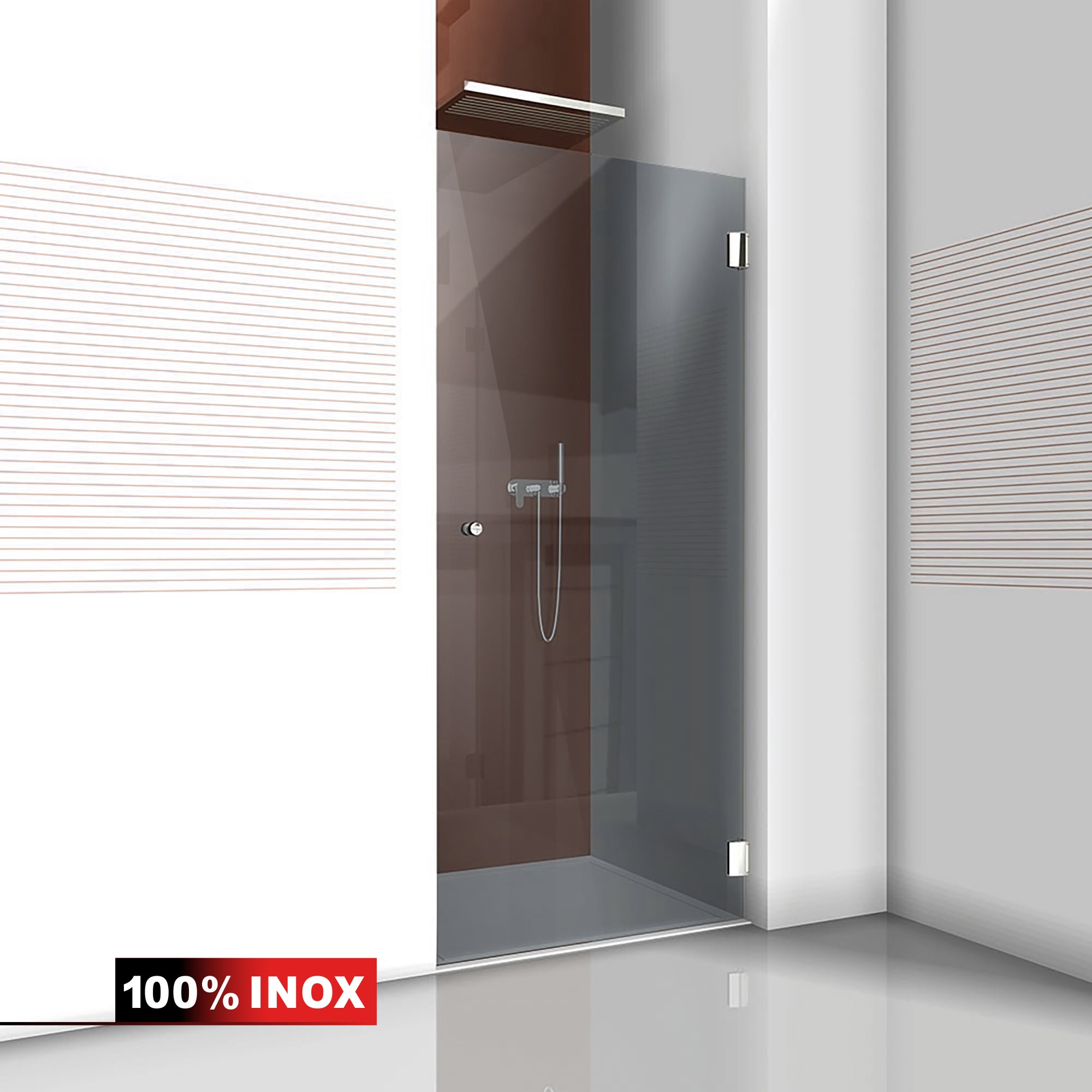 Usa dus inox #Gri