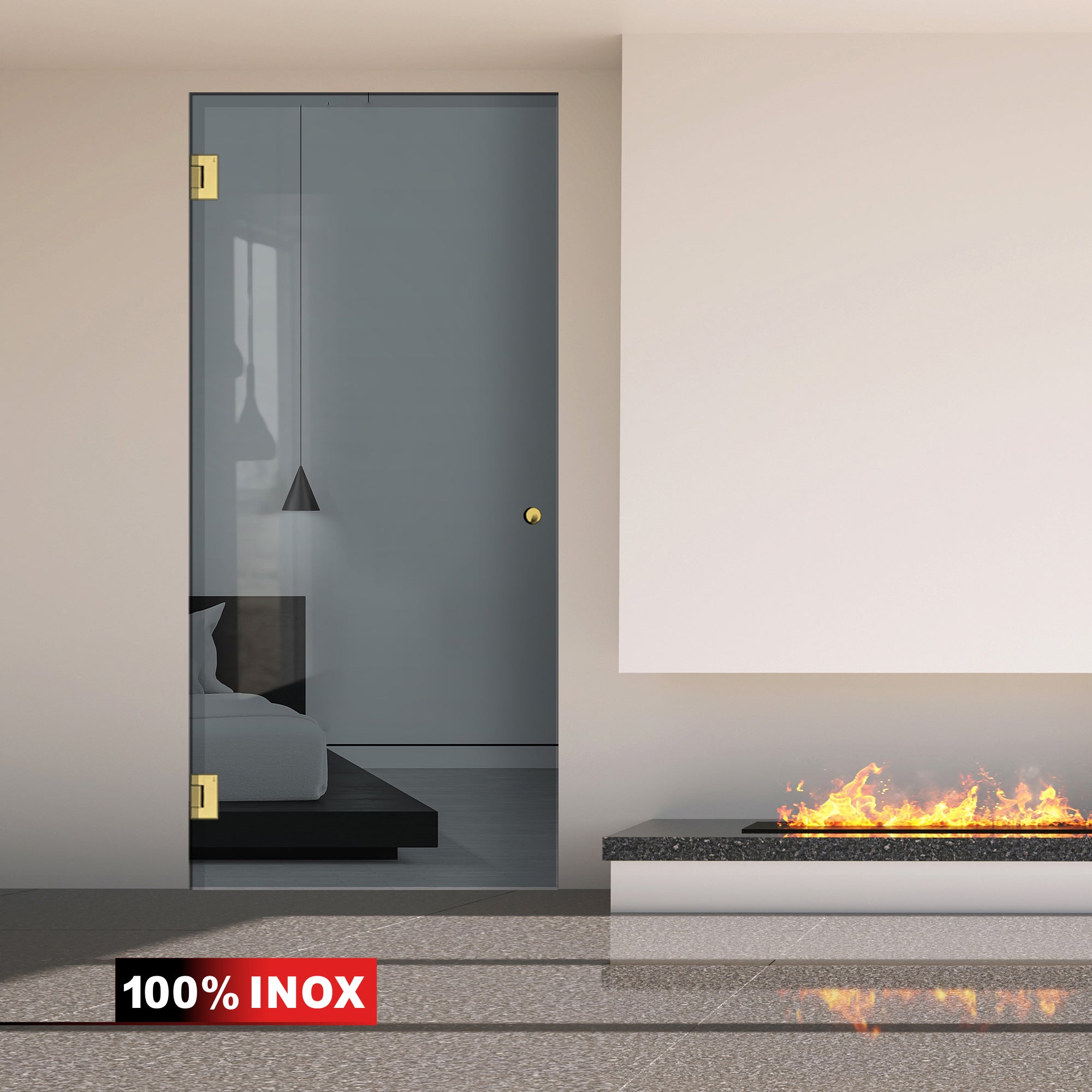 Usa sticla batanta auriu, #Gri