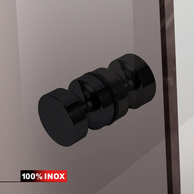 Shower enclosure with swing door #Bronze