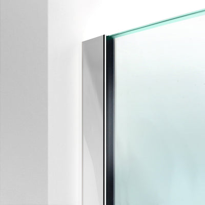 Shower Screens Walk-in, Shower wall Stainless steel, #Clear