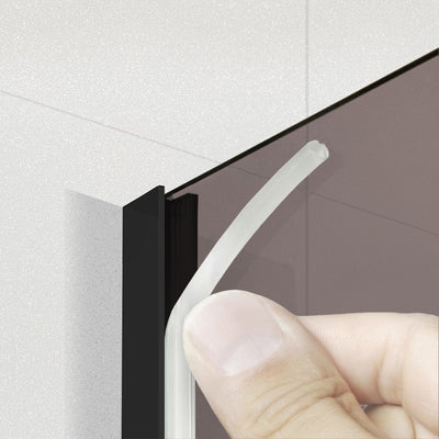 Paravan dus Walk-in, Perete dus  Negru, #Bronz #Bronz