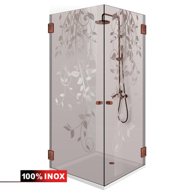 Cabina dus cu usa batanta #Bronz