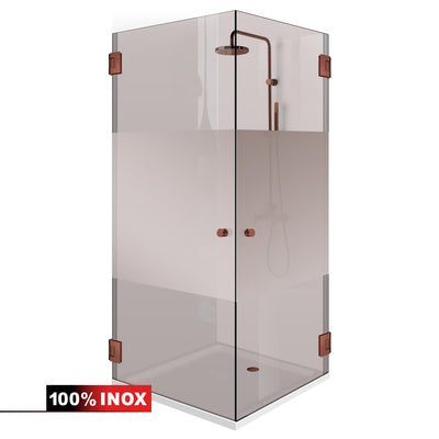 Cabina dus cu usa batanta #Bronz