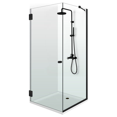 Shower enclosure with swing door #Clear
