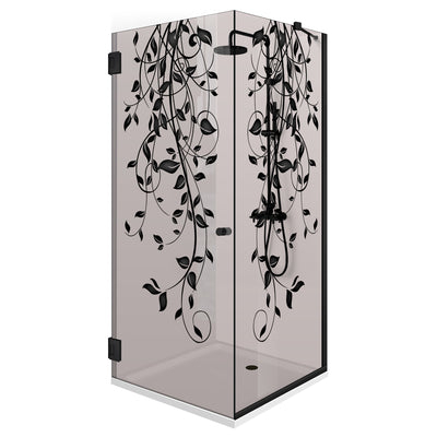 Shower enclosure with swing door #Bronze