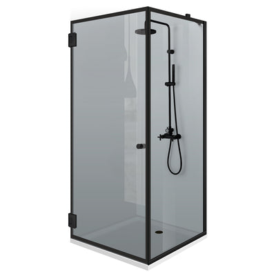 Shower enclosure with swing door #Grey