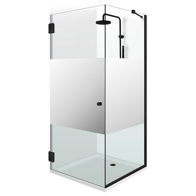 Shower enclosure with swing door #Clear