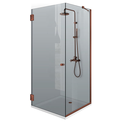 Cabina dus cu usa batanta #Gri