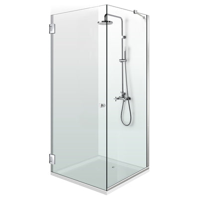 Shower enclosure with swing door #Clear
