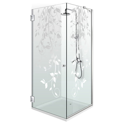 Shower enclosure with swing door #Clear