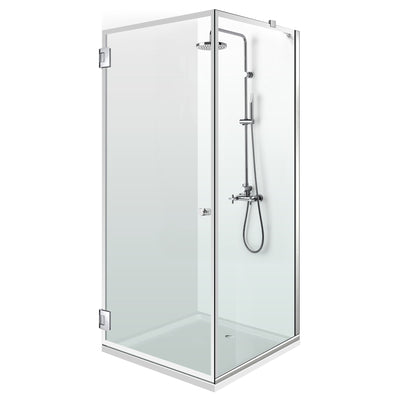 Shower enclosure with swing door #Clear