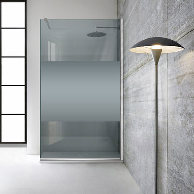 Paravan dus Walk-in, Perete dus  Inox, #Gri #Szürke