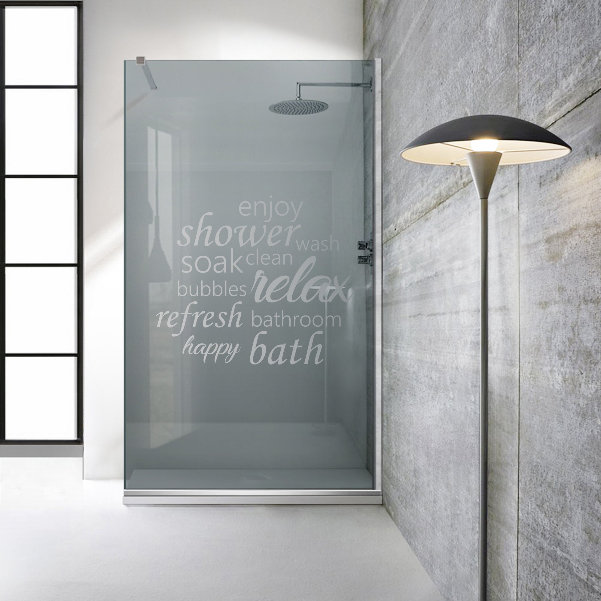 Paravan dus Walk-in, Perete dus  Inox, #Gri #Szürke